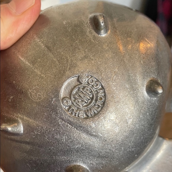 Silver Plated Shell Serving chip and dip  Platter the Wilton company - Picture 4 of 4